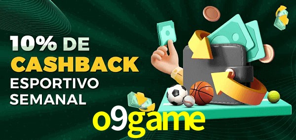 10% de bônus de cashback na o9game